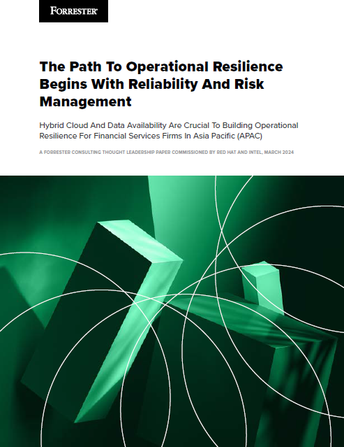 The Path To Operational Resilience Begins With Reliability And Risk Management