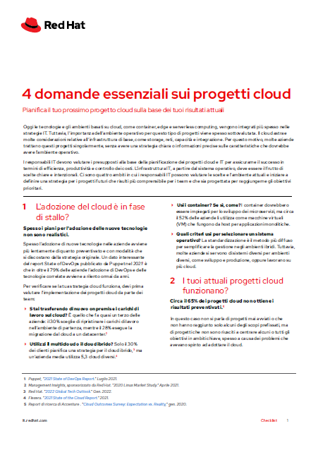 4 essential cloud project questions - IT