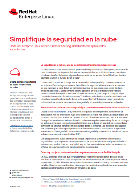 Simplify security in the cloud - ES
